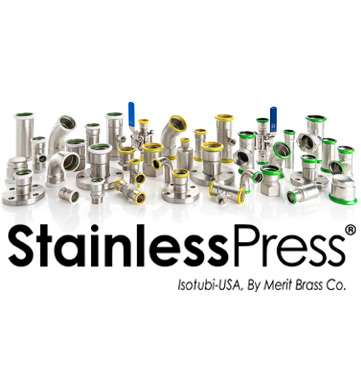 Press Fittings & Valves in Stainless Steel